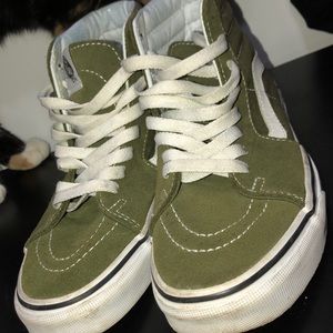Olive Green High Top Vans  SZ4